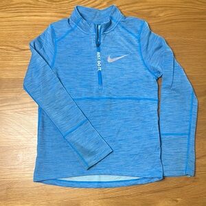 Nike Blue Quarter-Zip Pullover